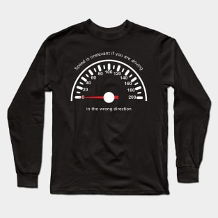 Speedometer white Long Sleeve T-Shirt